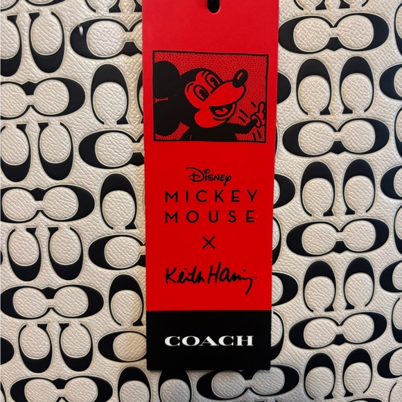 NWT Coach x Keith Haring Collab Shoulder Tote - Picture 2 of 6